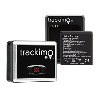 Trackimo 4G GPS Tracker + Battery + 1 Year LTE Service